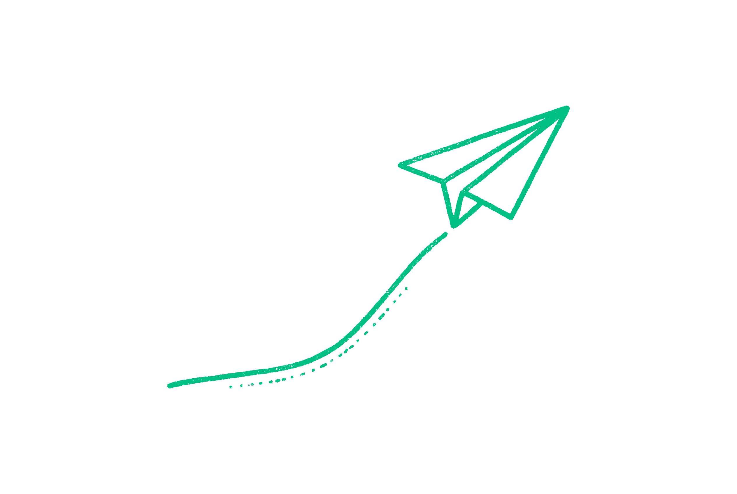 Un avion de papier qui s'élève le long d'une trajectoire ascendante